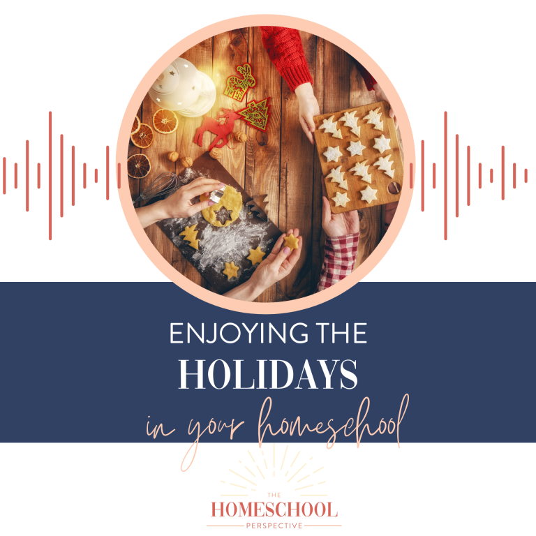 homeschooling over the holidays graphic